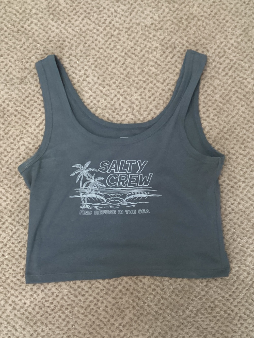 Salty Crew women’s Dark Teal Surf tank Top
